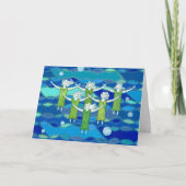 Carte Water Dance Women and Waves (Devant)