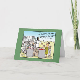 Carte Water Into Wine Birthday