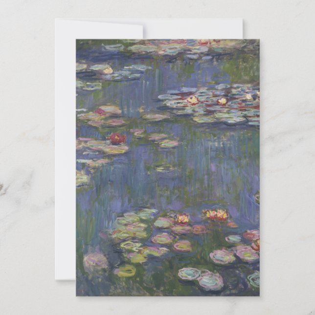 Carte Water Lilies by Claude Monet (Devant)