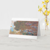Carte Water Lily Pond à Giverny, Claude Monet (Fleur jaune)