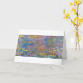 Carte Water Lily Pond à Giverny, Claude Monet (Fleur jaune)