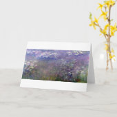 Carte Water Lily Pond à Giverny, Claude Monet (Fleur jaune)