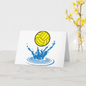 Carte Water Polo (Fleur jaune)