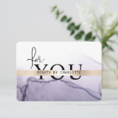 CARTE WATERCOLOR (Debout devant)