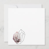 Carte watercolor floral frame (Dos)