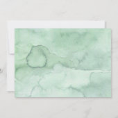 Carte Watercolor Forest Merci Mariage extérieur (Dos)