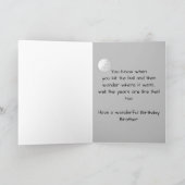 Carte Watercolor Golf Fun Golf Brother Amusement Anniver (Intérieur)