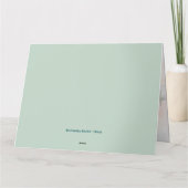 Carte Watercolor Mermaid by Lighthouse Shore (Dos)