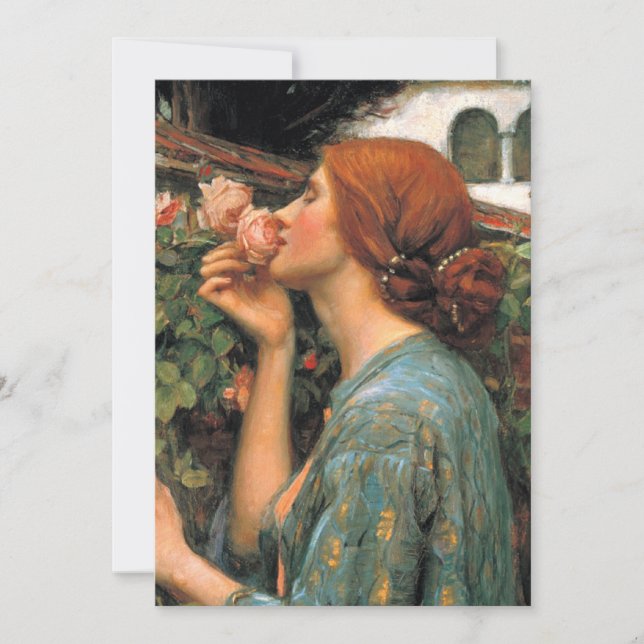 Carte Waterhouse : Odeur de Rose (Devant)