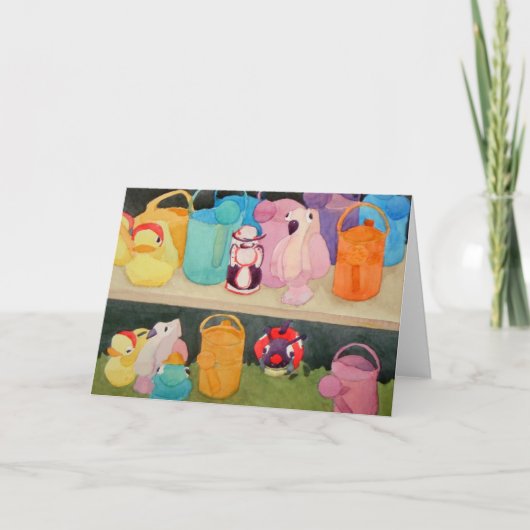 Carte Watering cans at Forget me Not Farm (Devant)