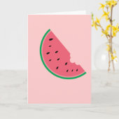 Carte Watermelon Fruit Sweet Health Fresh Card (Fleur jaune)