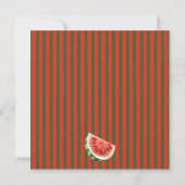 Carte Watermelon Love Photo Valentine Card (Dos)