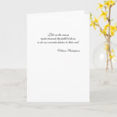 Carte Waves on Pebbled Shore Age Burn (Fleur jaune)