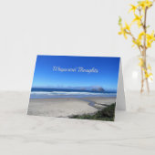 Carte Wayward Thoughts, un poème d'émerveillement (Fleur jaune)