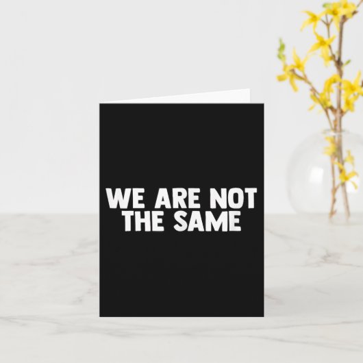 Carte We Are Different Not Same Motivation Drive Wer  (Fleur jaune)