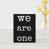 Carte We Are One Men Graphic Insre Tee Sitive Message  (Fleur jaune)