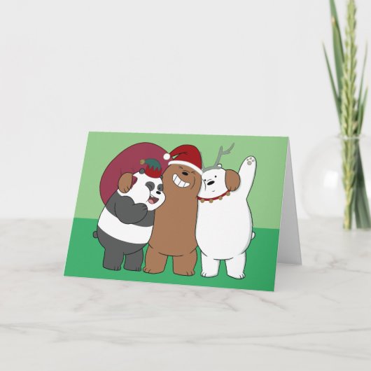 Carte We Bare Bears - Season's Greetings (Devant)