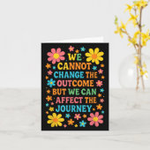 Carte We Cannot Change The Outcome - Hosce Nurse Care (Fleur jaune)