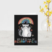 Carte We Can't All Be Neurotycal Autism Adhd Awareness (Fleur jaune)