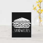 Carte We Finish Each Other's Sandwiches Funny Matching  (Fleur jaune)