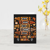 Carte We Have The Same Heart Black History Month African (Fleur jaune)