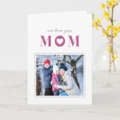 Carte We Love You Mother's Day Greeting Card - Mulberry (Fleur jaune)