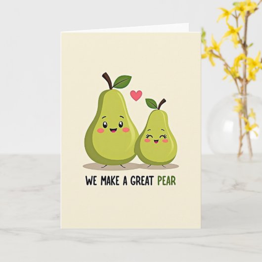 Carte We Make A Great Pear Card (Fleur jaune)