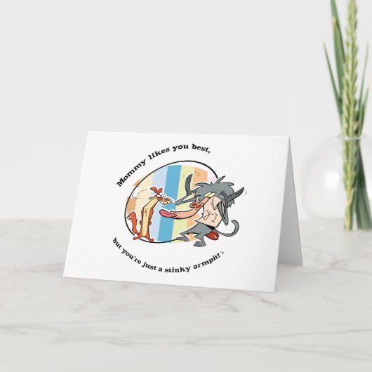 Carte Weasel & Baboon "Mommy Likes You Best" (Devant)