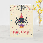 Carte Web d'anniversaire de créatures (Fleur jaune)