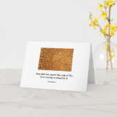 Carte Web de la vie (Fleur jaune)