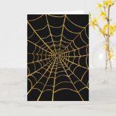 Carte Web Gold et Black Spider (Fleur jaune)