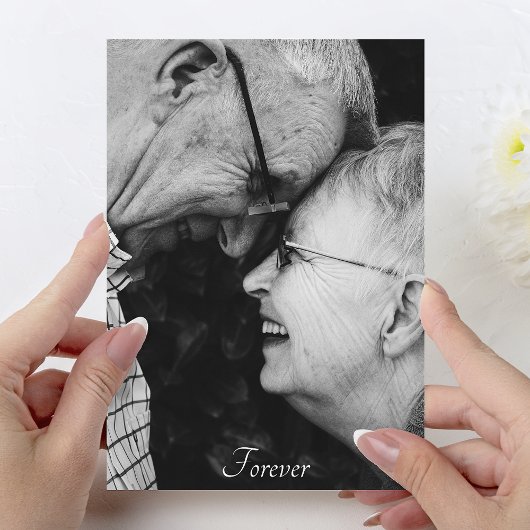 Carte Wedding Anniversary ANY YEAR Custom Photo Card