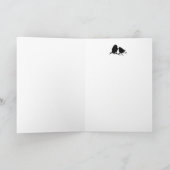 Carte Wedding Congratulations Bird Silhouette German (Intérieur)