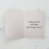 Carte Wedding Day Couple in Love Whimsical Art  (Intérieur)