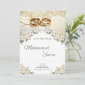 Carte Wedding Invtation (Debout devant)