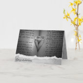 Carte Wedding Ring (Fleur jaune)