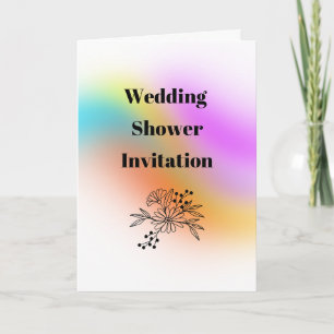 Carte Wedding shower