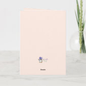 Carte Wedding shower de caricature amusant de la douche  (Dos)