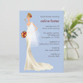 Carte Wedding shower Ethereal Bride (Debout devant)