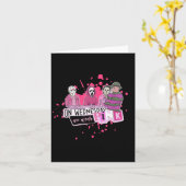 Carte Weds. We Wear Nk Horror Villain Halloween Oct. Sok (Fleur jaune)