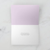 Carte Wee Scottie Puppy Love Valentine's Day on Lavender (Intérieur)