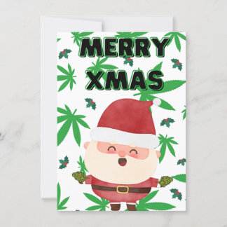 CARTE WEED PÈRE NOËL