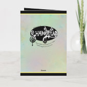 Carte Weedy Seadragon avec Merci d'orchidées (Dos)