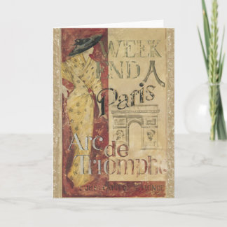 Carte Week-end à Paris Card