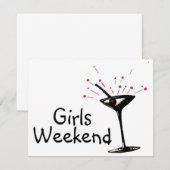 Carte Week-end entre filles (Devant / Derrière)