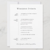 Carte Week-end mariage à Puerto Vallarta | itinéraire (Dos)