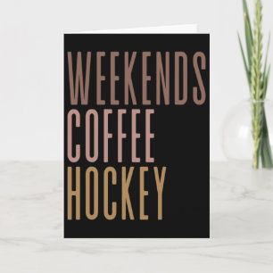 Carte Week-ends Café Hockey