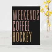 Carte Week-ends Café Hockey  (Fleur jaune)