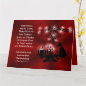 Carte Weihnachtsgedicht Deutsch , Add Your Text (Fleur jaune)