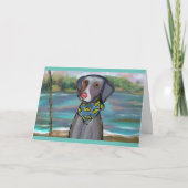 CARTE WEIMARANER (Devant)